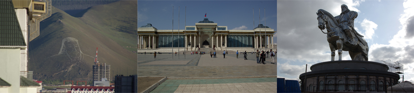 Chingis khaan in UB and Erdene sum, Tuv aimag © Kamimura Akira